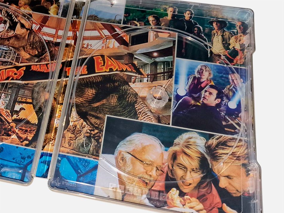 Fotografías del Steelbook de la Trilogía Jurassic Park en UHD 4K y Blu-ray 17