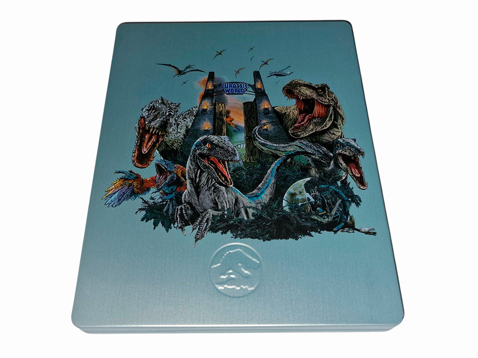 Fotografías del Steelbook de la Trilogía Jurassic World en UHD 4K y Blu-ray 6