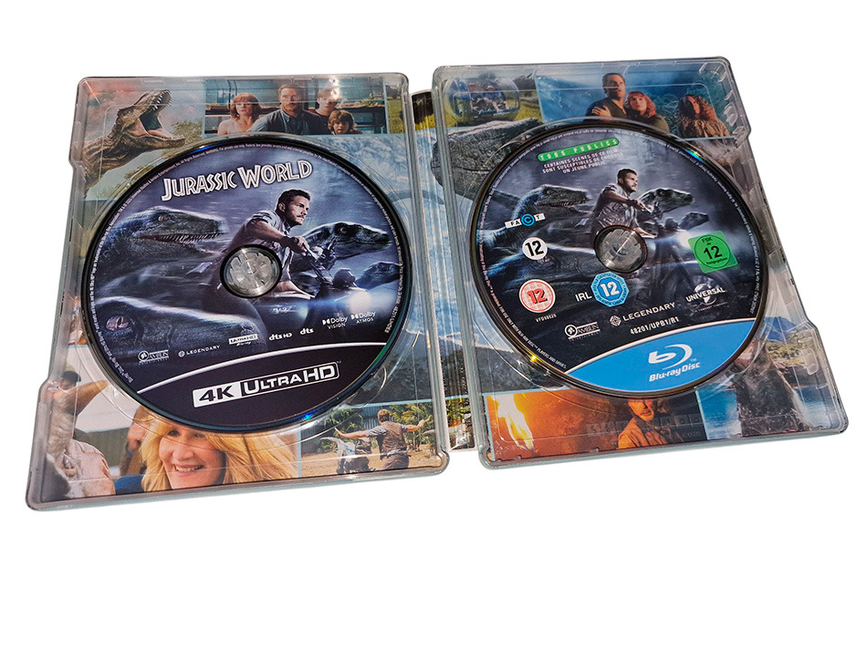 Fotografías del Steelbook de la Trilogía Jurassic World en UHD 4K y Blu-ray 12