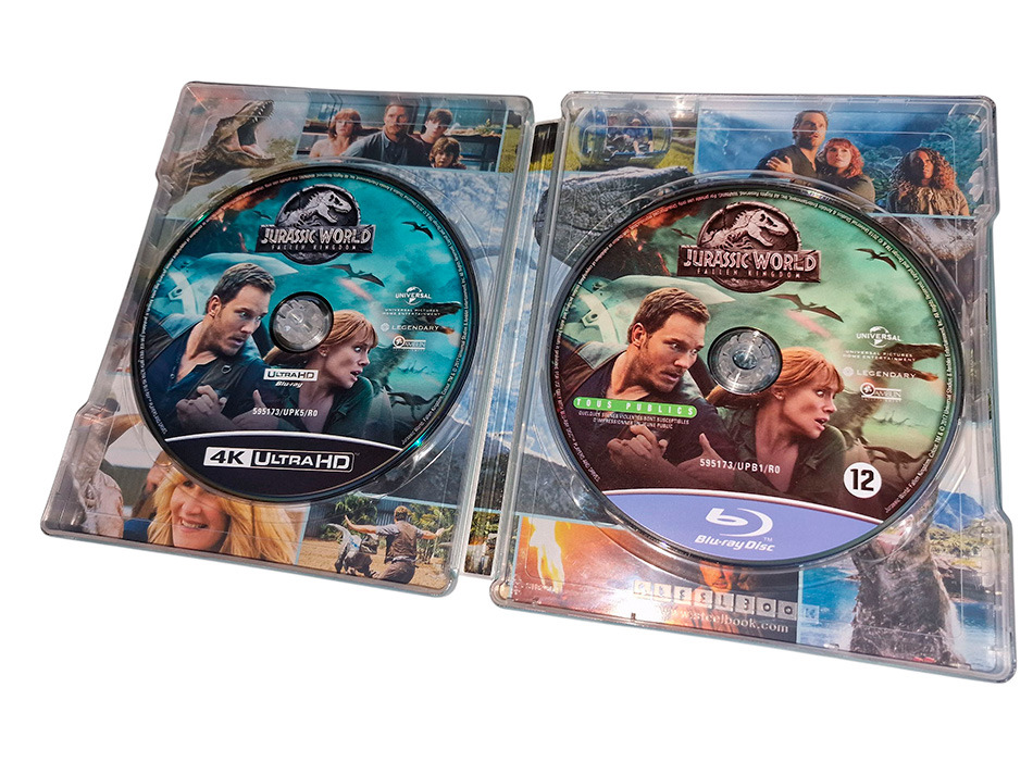Fotografías del Steelbook de la Trilogía Jurassic World en UHD 4K y Blu-ray 13
