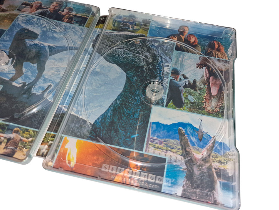 Fotografías del Steelbook de la Trilogía Jurassic World en UHD 4K y Blu-ray 17