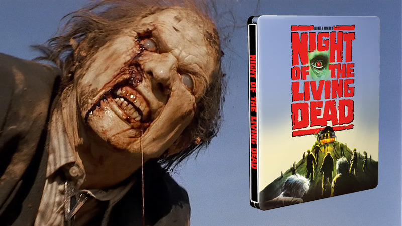 Steelbook de La Noche de los Muertos Vivientes -de Tom Savini- en UHD 4K