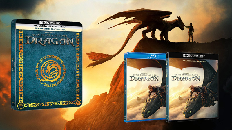 Datos completos de Cómo Entrenar a tu Dragón en Blu-ray y UHD 4K [actualizado]