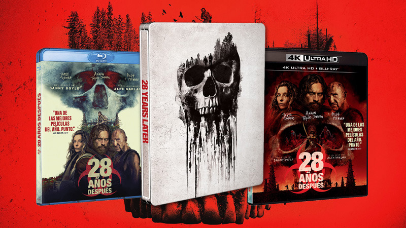 Carátulas y contenidos de 28 Años Después en Blu-ray y UHD 4K