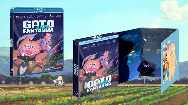 Edición coleccionista y sencilla de Anzu, Gato Fantasma en Blu-ray