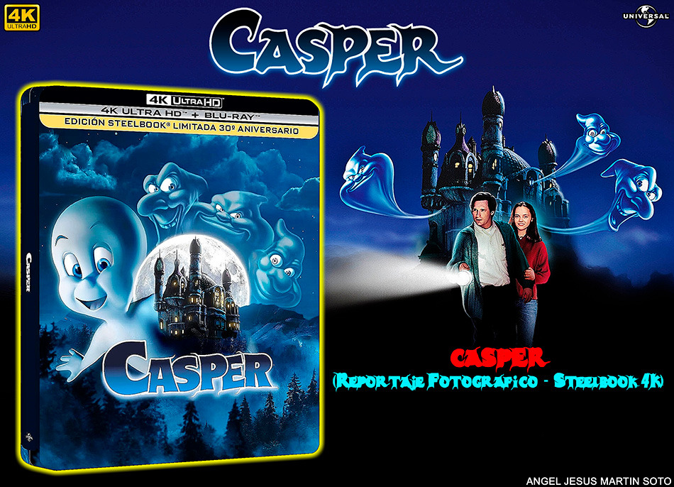 Fotografías del Steelbook de Casper en UHD 4K y Blu-ray 1