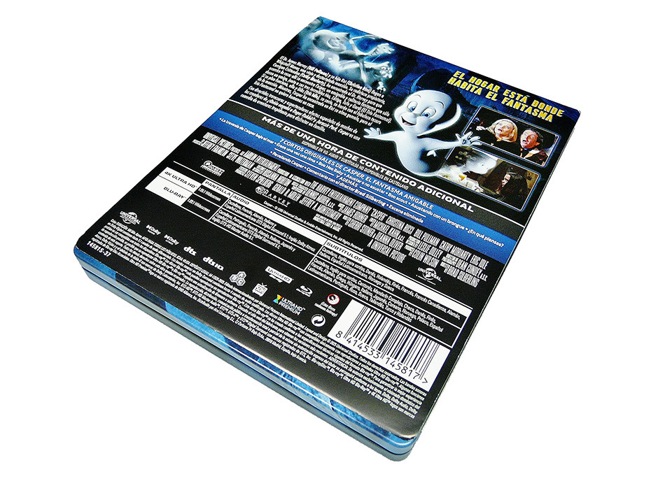Fotografías del Steelbook de Casper en UHD 4K y Blu-ray 5