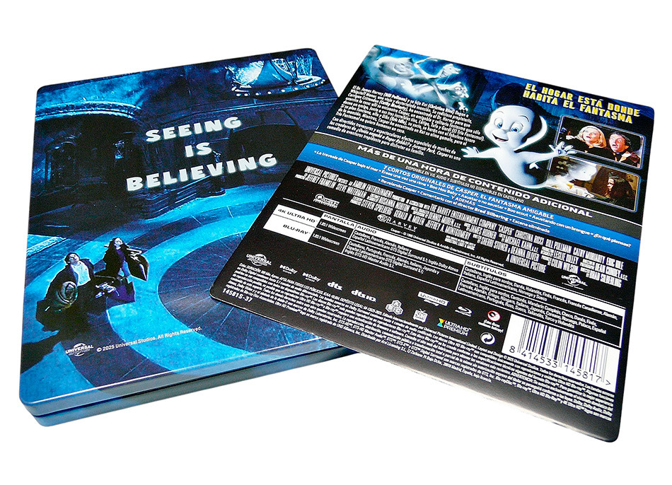 Fotografías del Steelbook de Casper en UHD 4K y Blu-ray 6