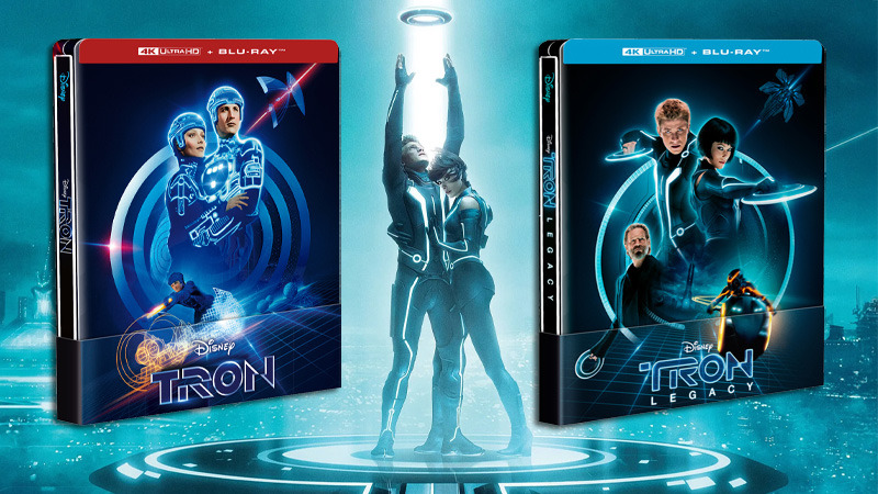 Tron y Tron Legacy en Steelbook y ediciones sencillas UHD 4K