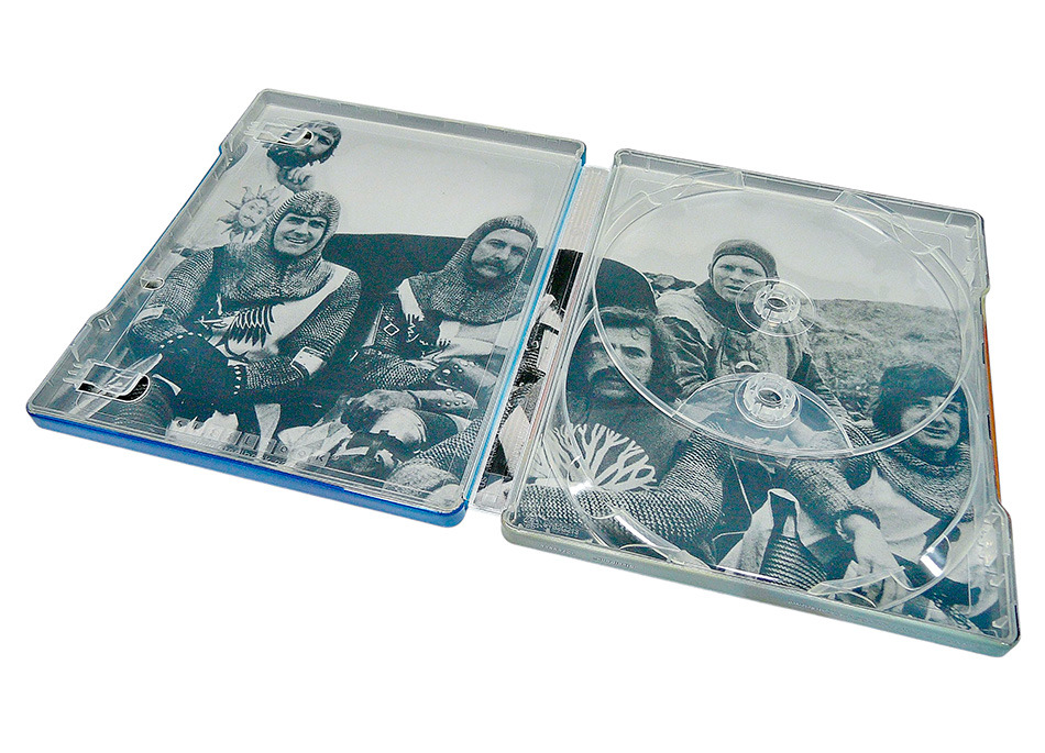Fotografías del Steelbook de Los Caballeros de la Mesa Cuadrada y sus Locos seguidores en UHD 4K y Blu-ray 16