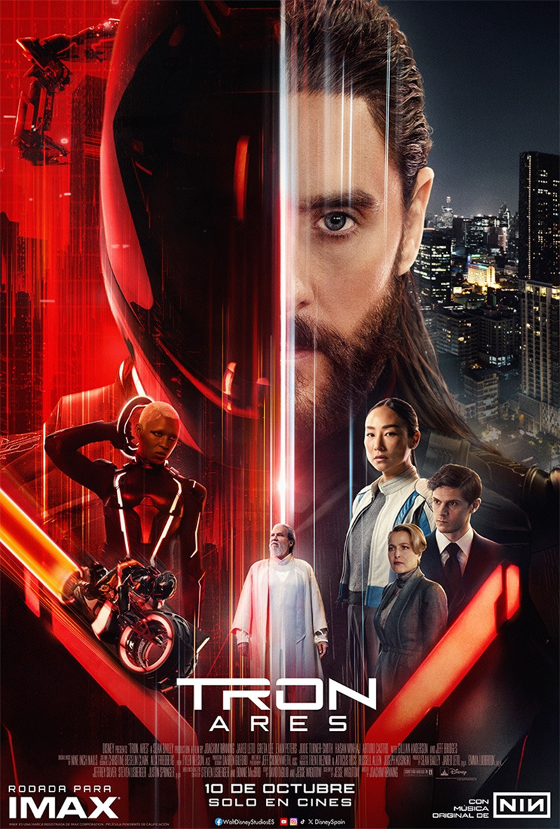 Nuevo tráiler y póster de Tron: Ares, con Jared Leto