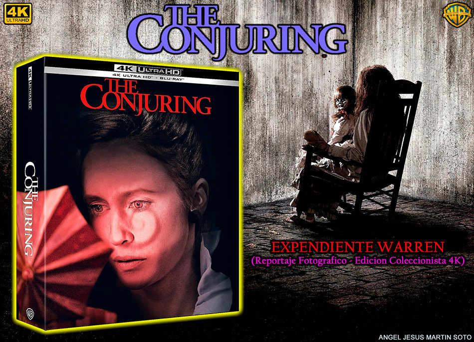 Fotos de la edición coleccionista de Expediente Warren: The Conjuring en UHD 4K y Blu-ray 1