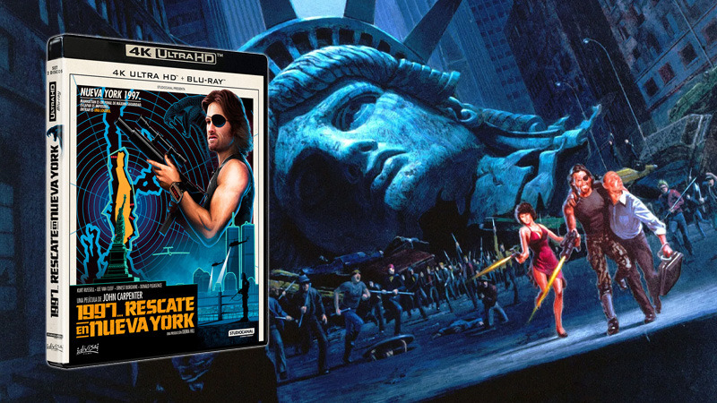 Primer UHD 4K de 1997: Rescate en Nueva York, dirigida por John Carpenter