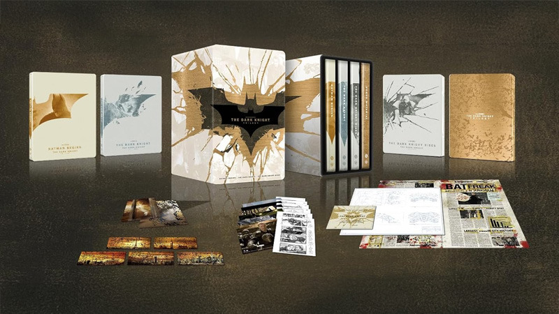 Edición coleccionista de la Trilogía de Batman El Caballero Oscuro en UHD 4K