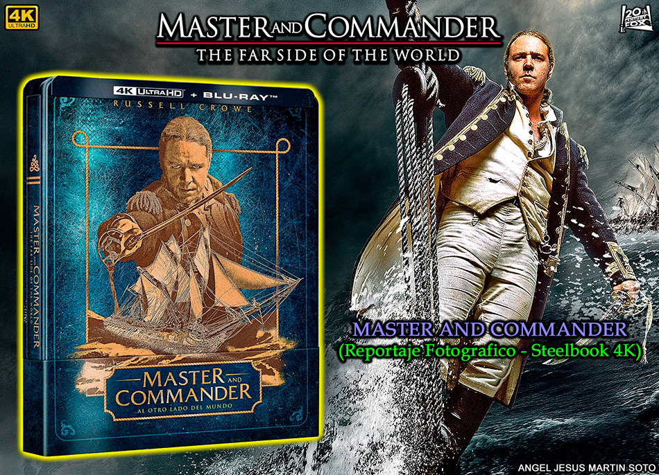 Fotografías del Steelbook de Master and Commander en UHD 4K y Blu-ray 1