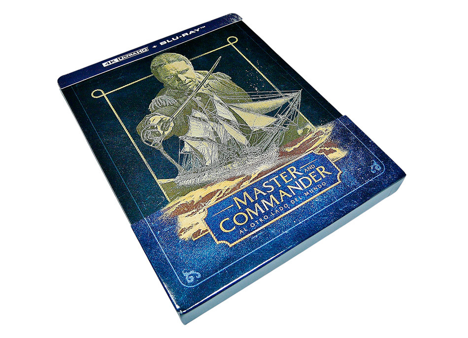 Fotografías del Steelbook de Master and Commander en UHD 4K y Blu-ray 2
