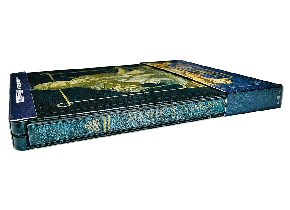 Fotografías del Steelbook de Master and Commander en UHD 4K y Blu-ray 3