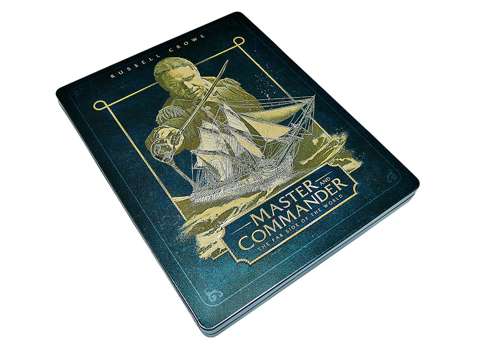Fotografías del Steelbook de Master and Commander en UHD 4K y Blu-ray 9