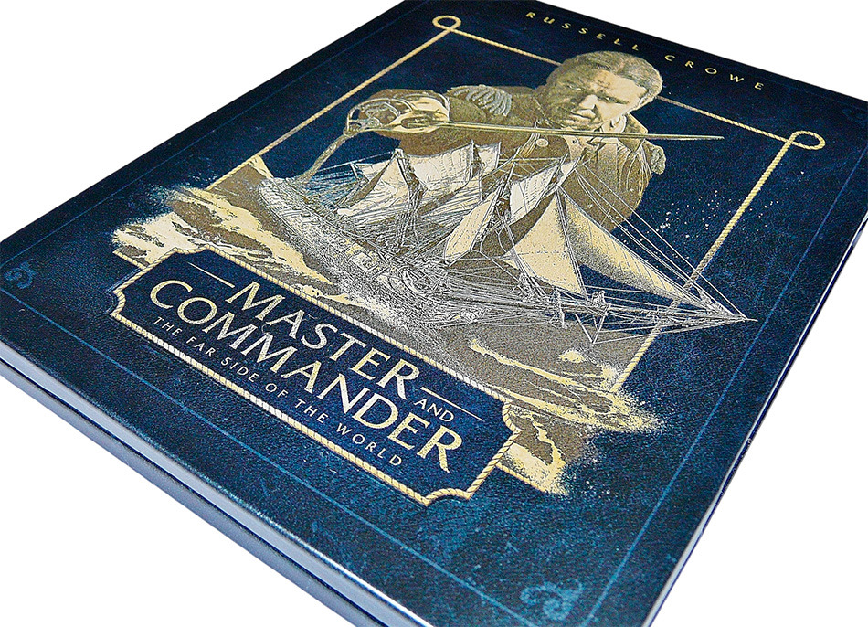 Fotografías del Steelbook de Master and Commander en UHD 4K y Blu-ray 10