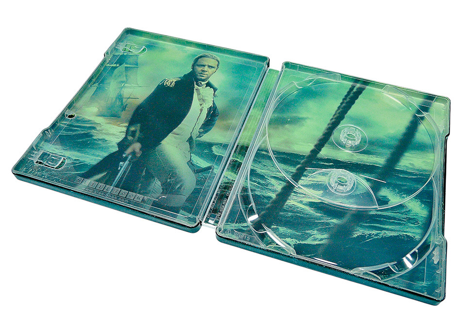 Fotografías del Steelbook de Master and Commander en UHD 4K y Blu-ray 16