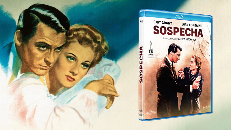 Sospecha -de Alfred Hitchcock- en Blu-ray con el doblaje en castellano
