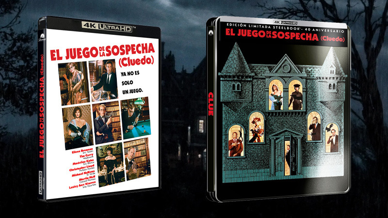 Estreno de El Juego de la Sospecha (Cluedo) en formato UHD 4K