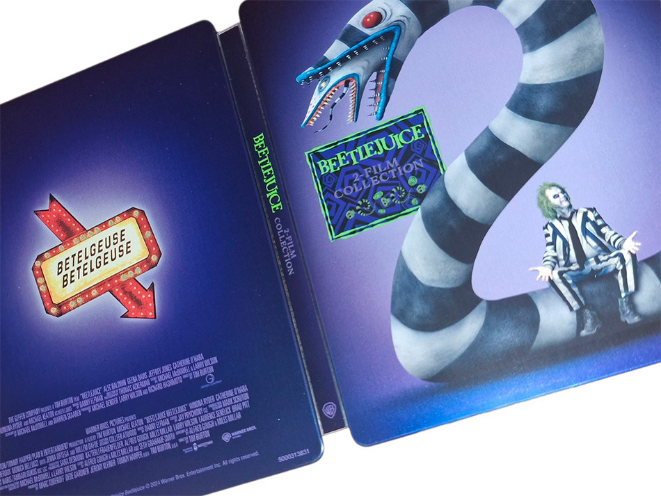 Fotografías del pack con señal luminosa y Steelbook de Bitelchús 12