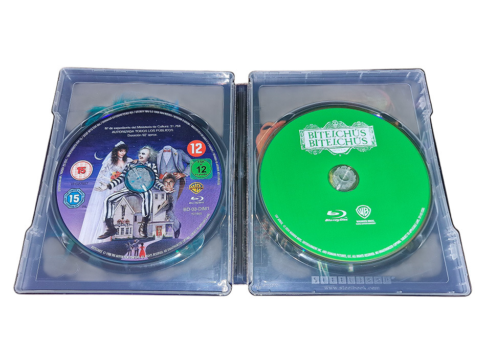 Fotografías del pack con señal luminosa y Steelbook de Bitelchús 14