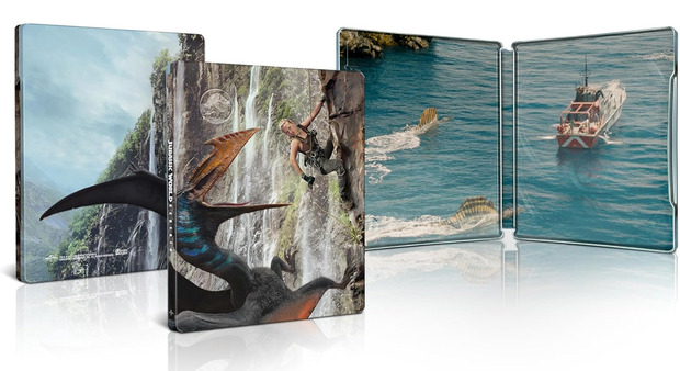 Blu-ray, UHD 4K, dos Steelbook y extras subtitulados para Jurassic World: El Renacer