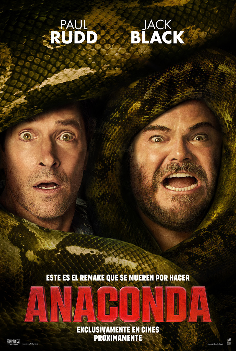 Tráiler de la comedia de acción Anaconda, con Jack Black y Paul Rudd