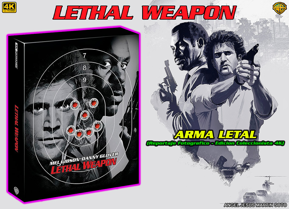 Fotografías de la edición coleccionista de Arma Letal en UHD 4K y Blu-ray 1