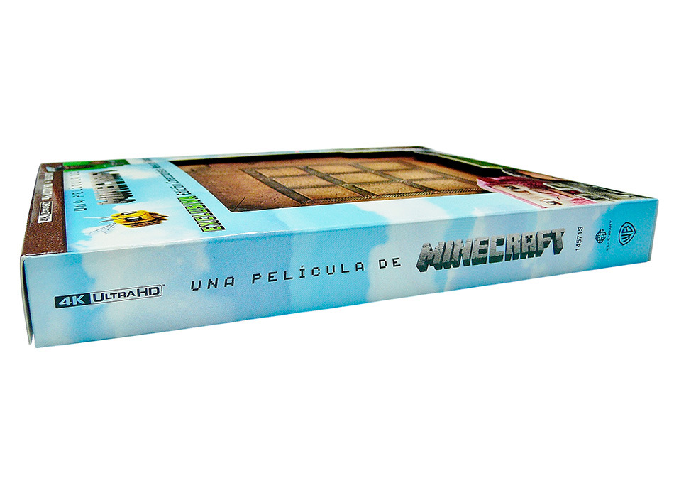 Fotografías de la edición coleccionista Cubo de Minecraft en UHD 4K y Blu-ray 3
