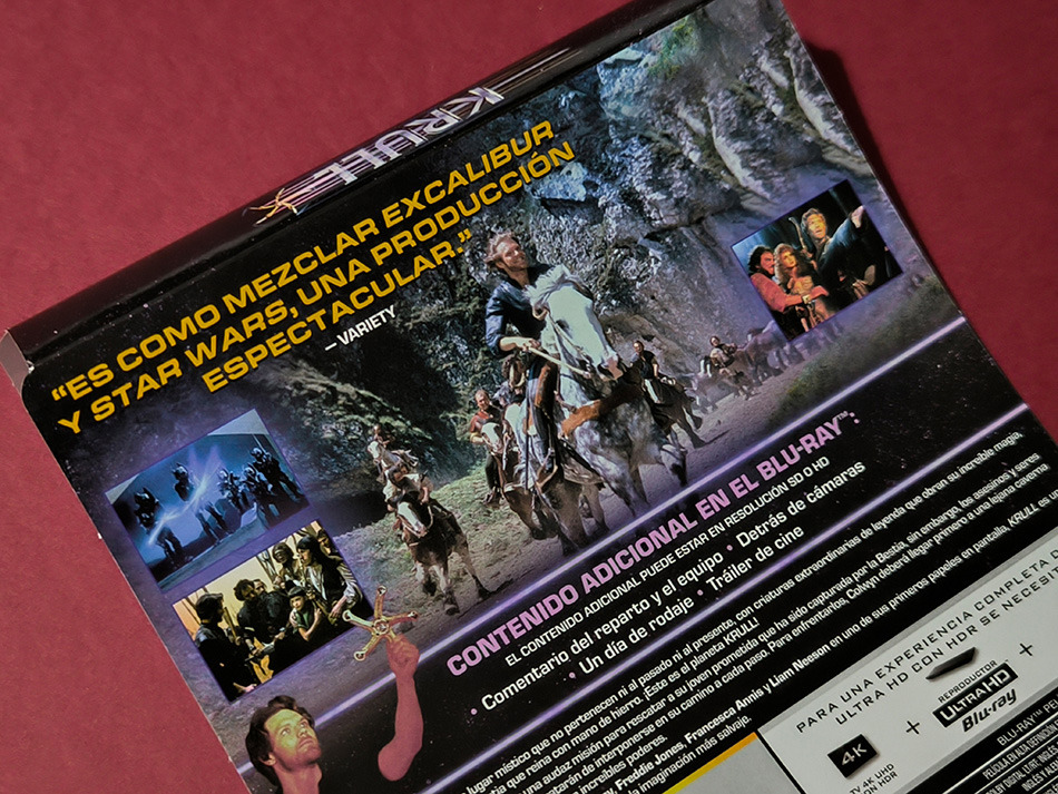 Fotografías del Steelbook de Krull en UHD 4K y Blu-ray 7