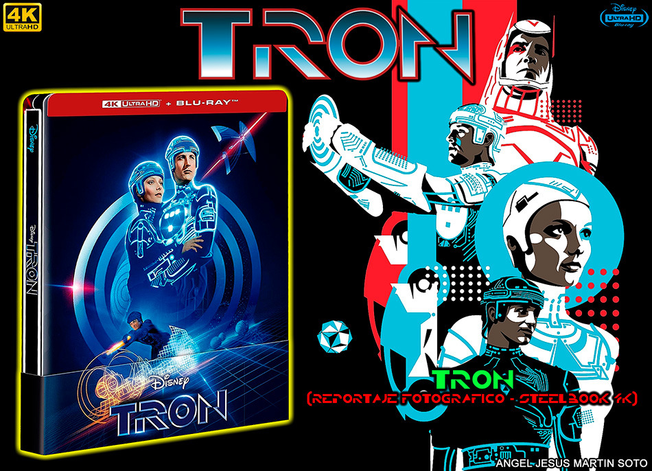 Fotografías del Steelbook de Tron en UHD 4K y Blu-ray 1