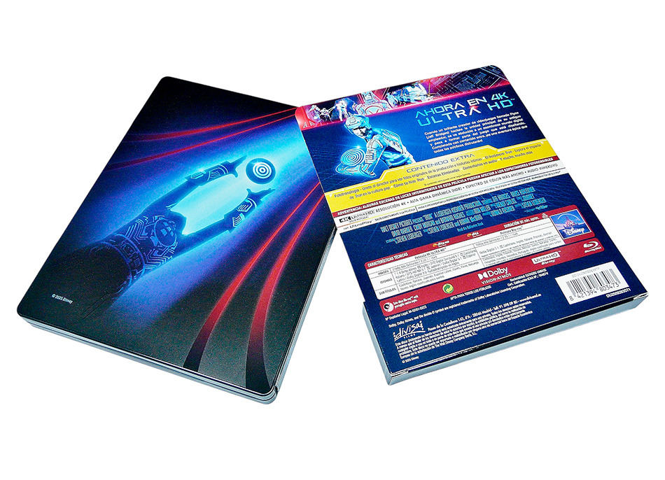 Fotografías del Steelbook de Tron en UHD 4K y Blu-ray 6