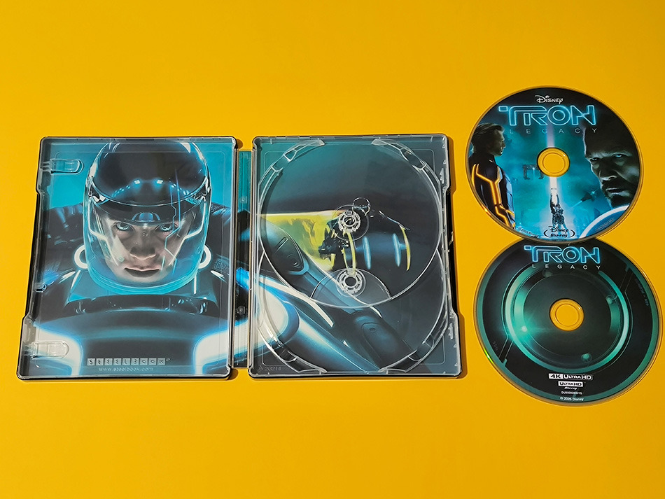 Fotografías del Steelbook de Tron Legacy en UHD 4K y Blu-ray 11