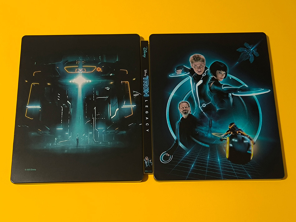 Fotografías del Steelbook de Tron Legacy en UHD 4K y Blu-ray 13
