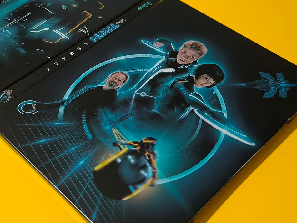 Fotografías del Steelbook de Tron Legacy en UHD 4K y Blu-ray 2