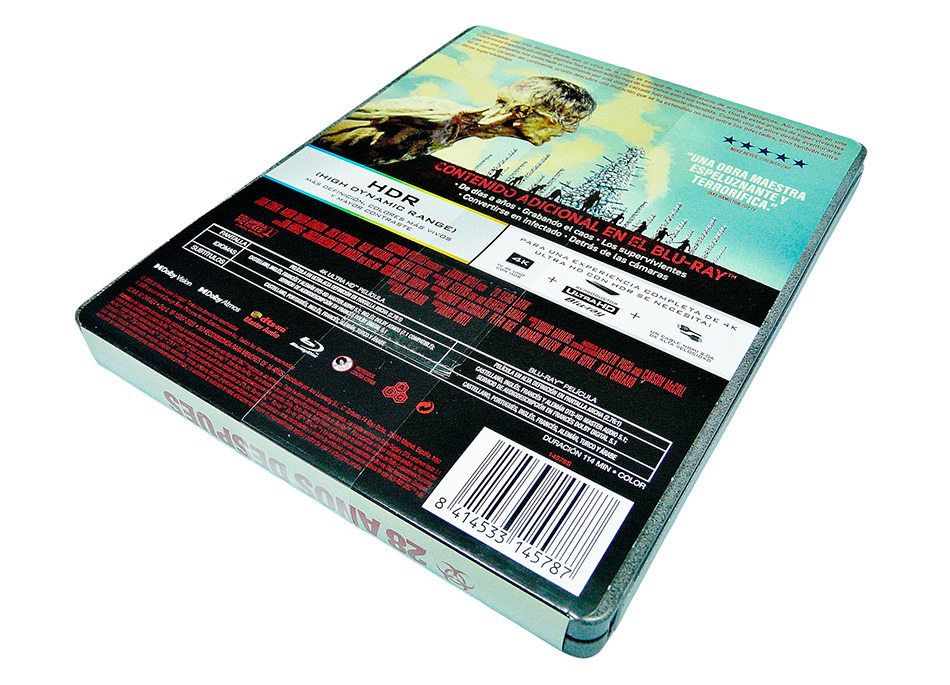 Fotografías del Steelbook de 28 Años Después en UHD 4K y Blu-ray 5