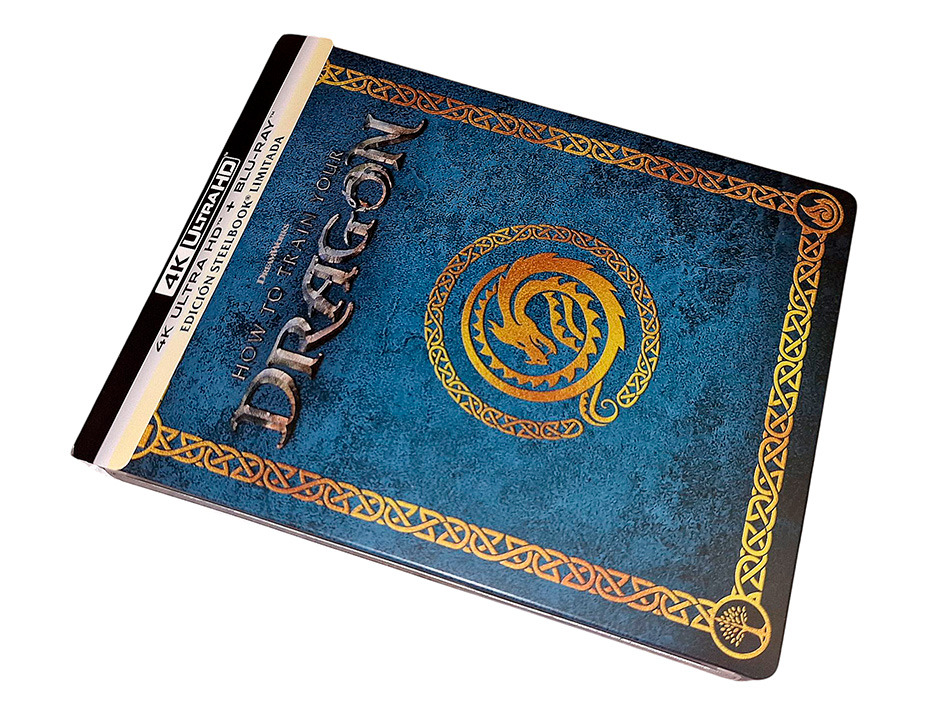 Fotografías del Steelbook de Cómo Entrenar a tu Dragón en UHD 4K y Blu-ray 2
