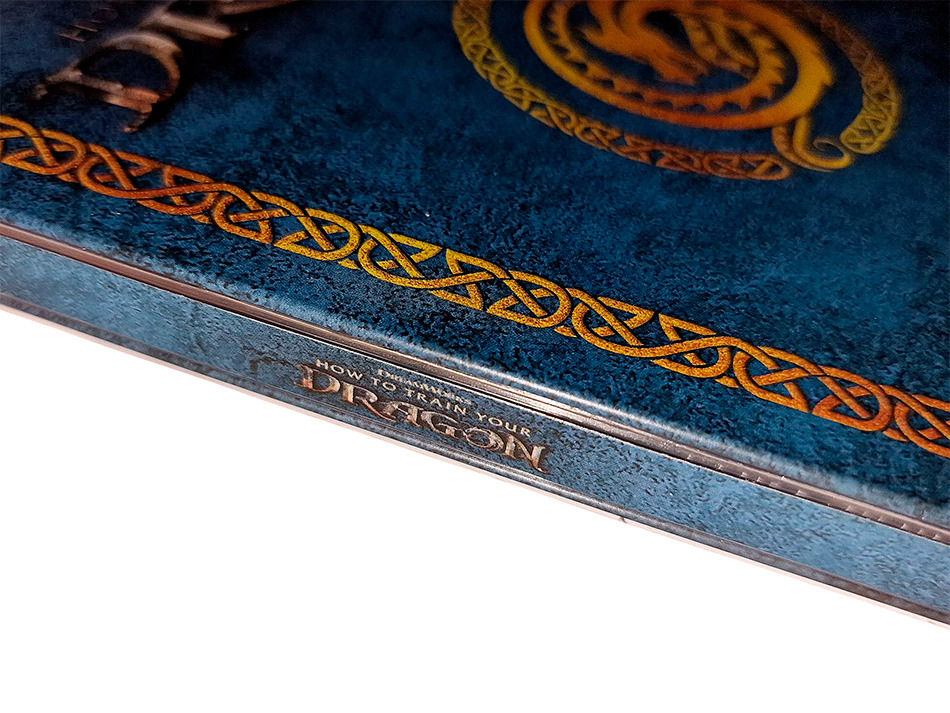 Fotografías del Steelbook de Cómo Entrenar a tu Dragón en UHD 4K y Blu-ray 3