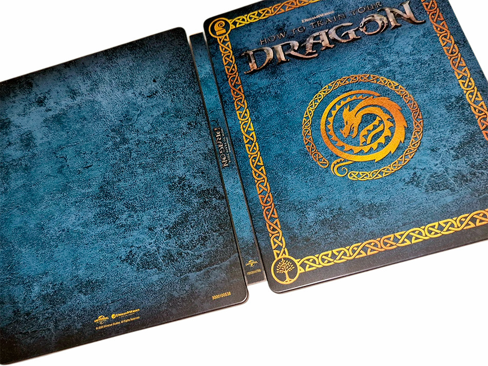 Fotografías del Steelbook de Cómo Entrenar a tu Dragón en UHD 4K y Blu-ray 10