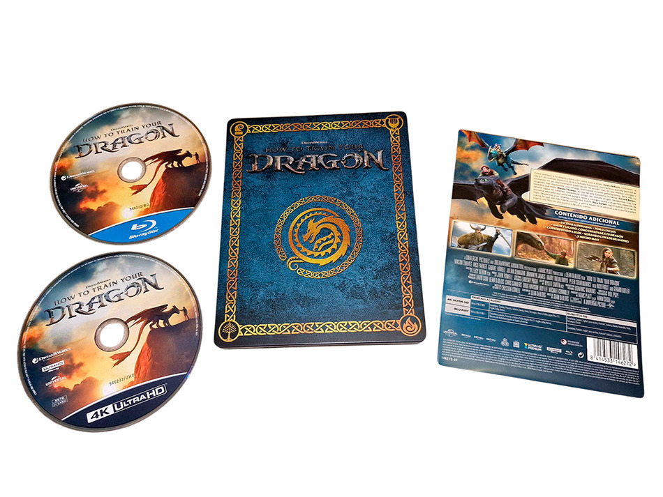 Fotografías del Steelbook de Cómo Entrenar a tu Dragón en UHD 4K y Blu-ray 15