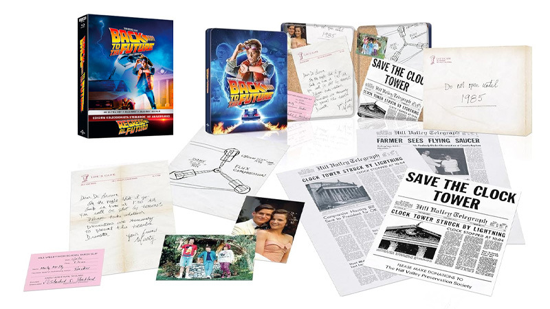 Ediciones coleccionista con la trilogía de Regreso al Futuro en UHD 4K