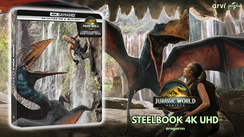 Fotografías del Steelbook de Jurassic World: El Renacer en UHD 4K y Blu-ray 1