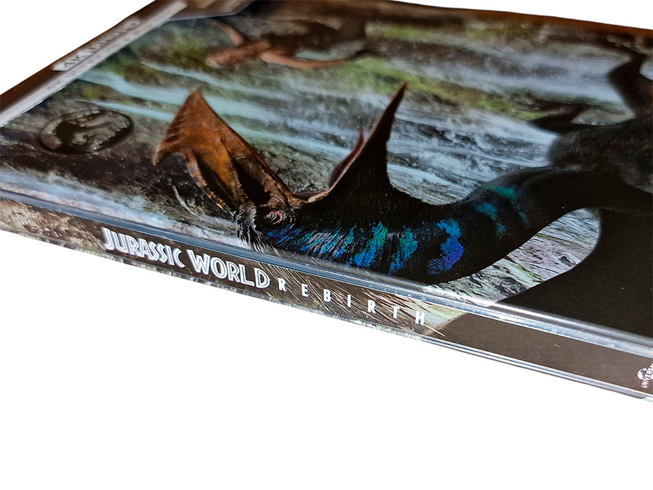 Fotografías del Steelbook de Jurassic World: El Renacer en UHD 4K y Blu-ray 3