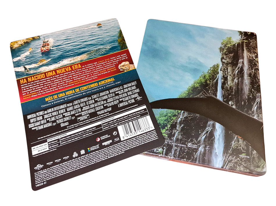 Fotografías del Steelbook de Jurassic World: El Renacer en UHD 4K y Blu-ray 4