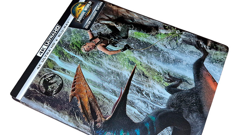 Fotografías del Steelbook de Jurassic World: El Renacer en UHD 4K y Blu-ray