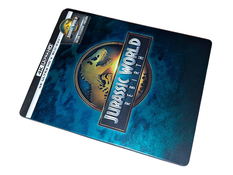 Fotografías del Steelbook Logo de Jurassic World: El Renacer en UHD 4K y Blu-ray 2