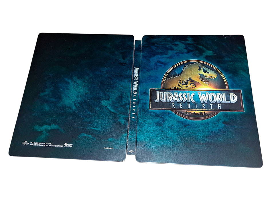 Fotografías del Steelbook Logo de Jurassic World: El Renacer en UHD 4K y Blu-ray 9